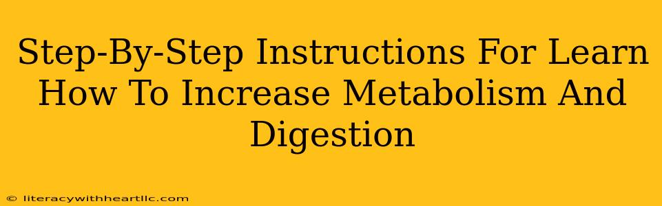Step-By-Step Instructions For Learn How To Increase Metabolism And Digestion